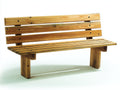 Panche da giardino-Legno-150x45x80 cm-legno naturale-Classico